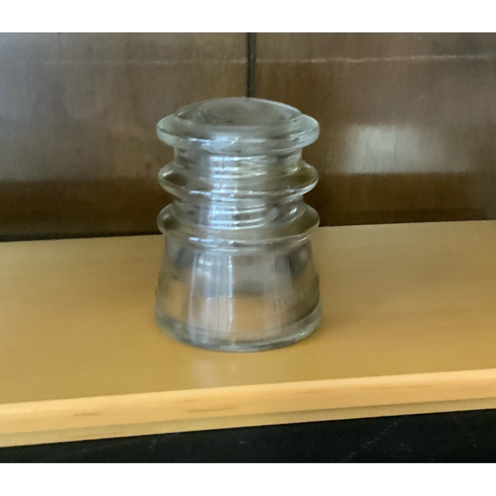 Small Clear Glass Insulator